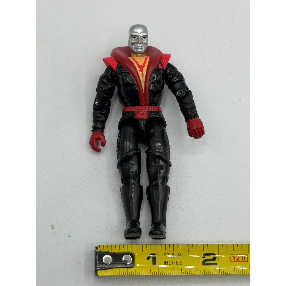 Vintage GI Joe Destro Action Figure 1988 Iron Grenadiers Hasbro 3.75 Inch - Picture 4 of 16